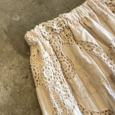 画像5: 【Wiz&Witch】VINTAGE COTTON LACE LONG SKIRT (A) / FREE  (5)