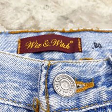 画像7: 【Wiz&Witch】"DIRTY BEAUTIFUL" CRUST ART JEANS / W30 (7)