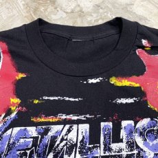 画像8: OLD "METALLICA" BOOTLEG ALL GRAPHIC PATTERN S/S TEE / Mens XL (8)