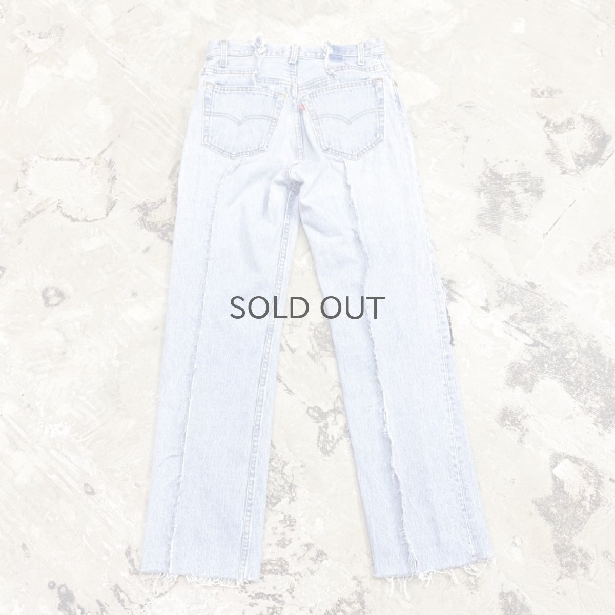 画像2: 【Wiz&Witch】"DIRTY BEAUTIFUL" CRUST ART JEANS / W30 (2)