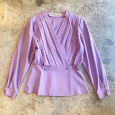 画像1: COLOR TUCK NO COLLAR JACKET / Ladies M (1)