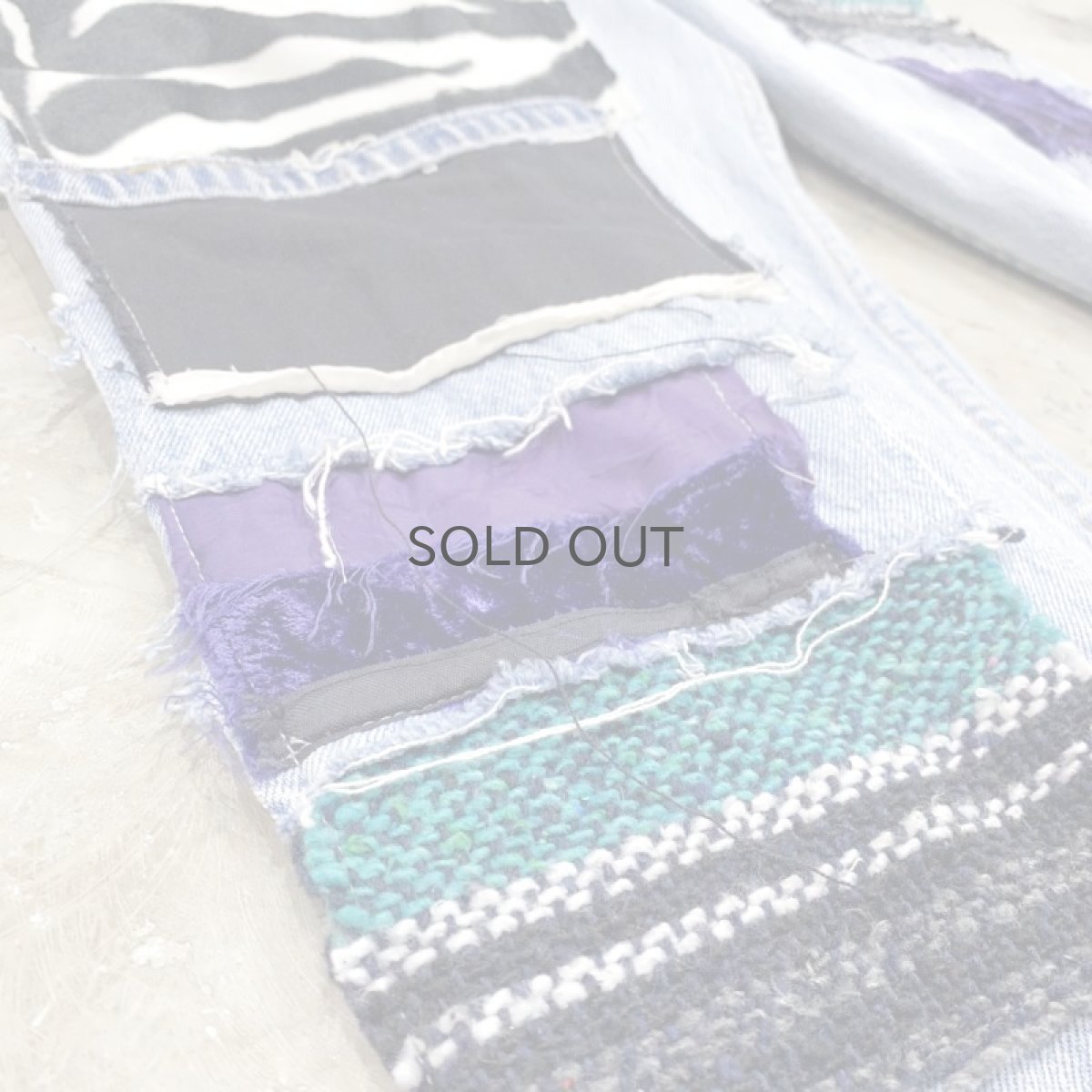 画像5: 【Wiz&Witch】"DIRTY BEAUTIFUL" CRUST ART JEANS / W30 (5)