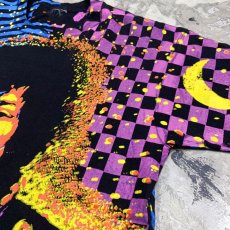 画像4: OLD "JIMI HENDRIX" BOOTLEG ALL GRAPHIC PATTERN S/S TEE / Mens XL (4)