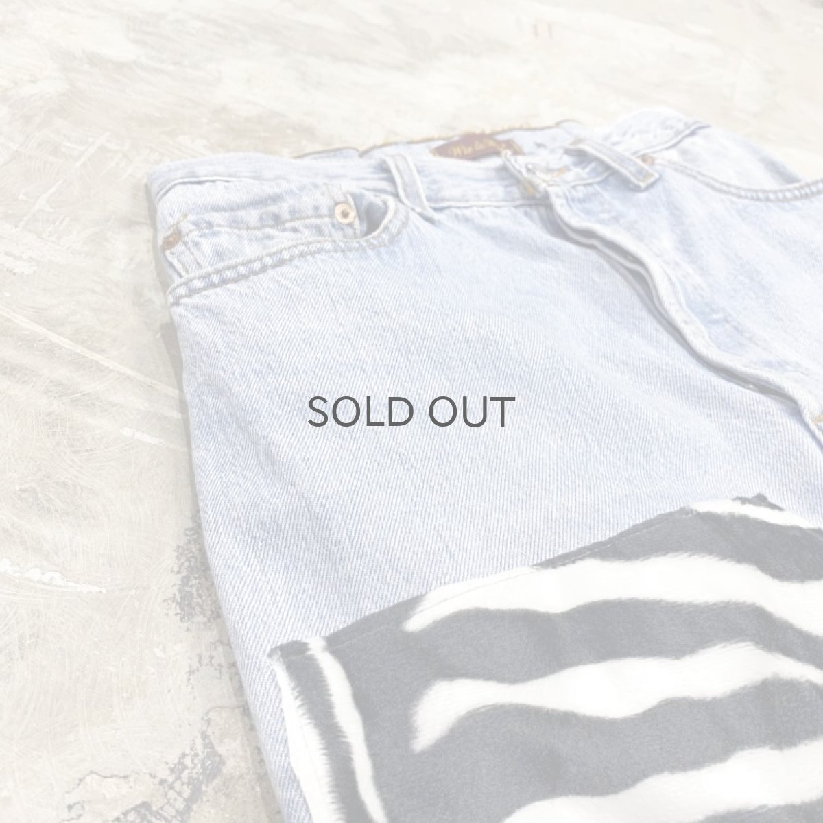 画像3: 【Wiz&Witch】"DIRTY BEAUTIFUL" CRUST ART JEANS / W30 (3)