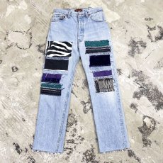 画像1: 【Wiz&Witch】"DIRTY BEAUTIFUL" CRUST ART JEANS / W30 (1)