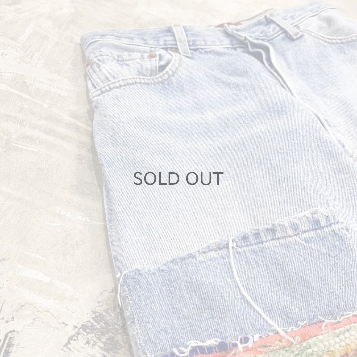 画像3: 【Wiz&Witch】"DIRTY BEAUTIFUL" CRUST ART JEANS / W31 (3)