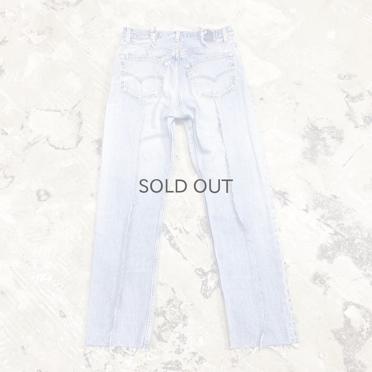 画像2: 【Wiz&Witch】"DIRTY BEAUTIFUL" CRUST ART JEANS / W31 (2)