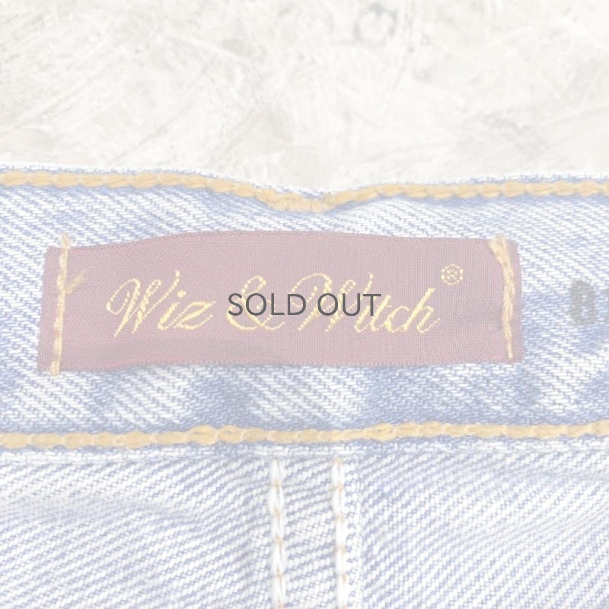 画像8: 【Wiz&Witch】"DIRTY BEAUTIFUL" CRUST ART JEANS / W31 (8)