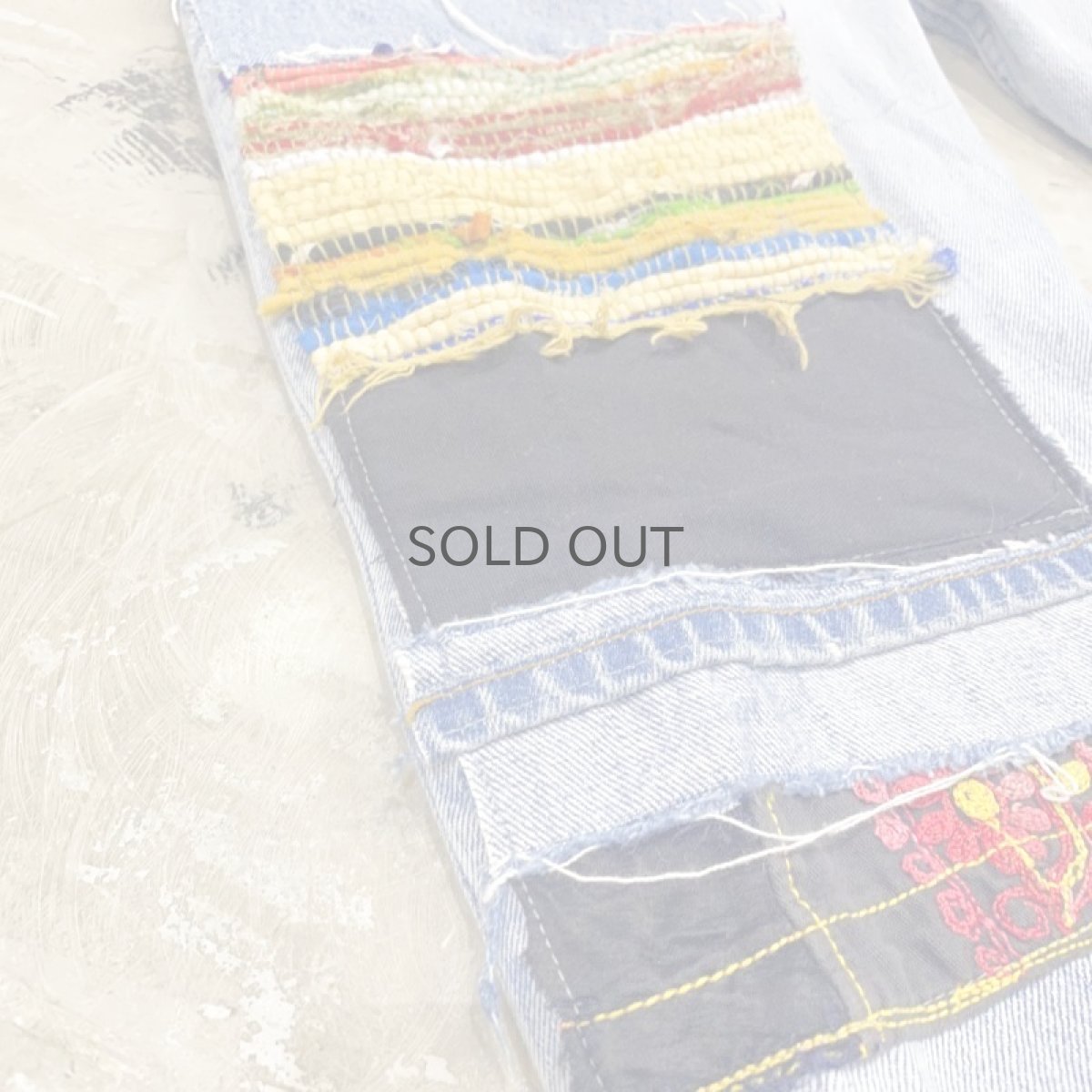 画像5: 【Wiz&Witch】"DIRTY BEAUTIFUL" CRUST ART JEANS / W31 (5)