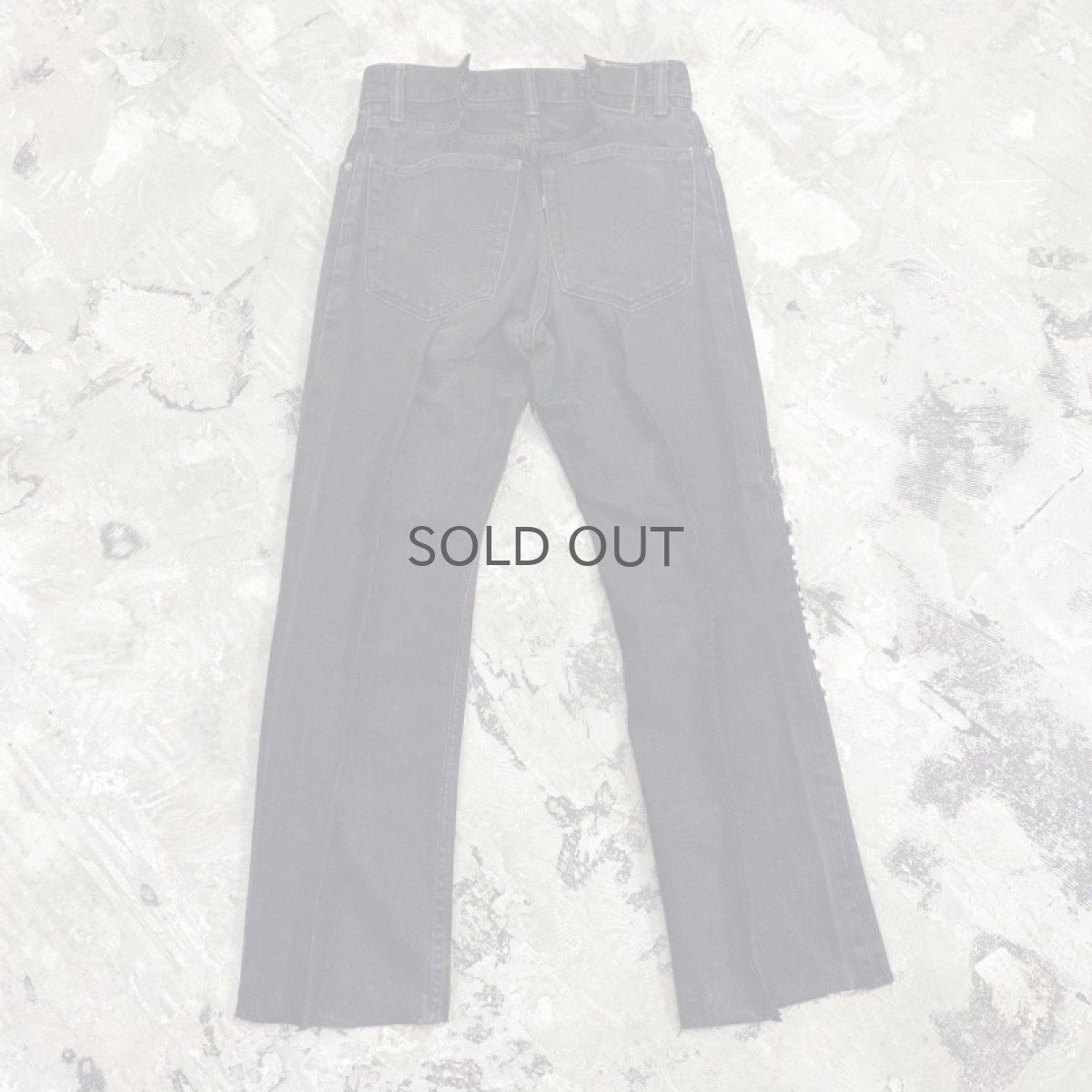 画像2: 【Wiz&Witch】"UNITED" KNEE PATCH ART JEANS / W30 (2)