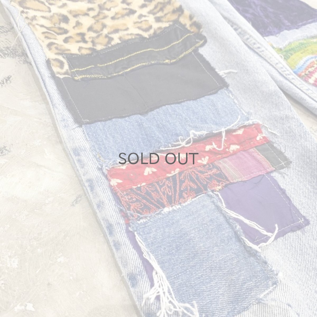 画像5: 【Wiz&Witch】"DIRTY BEAUTIFUL" CRUST ART JEANS / W30 (5)