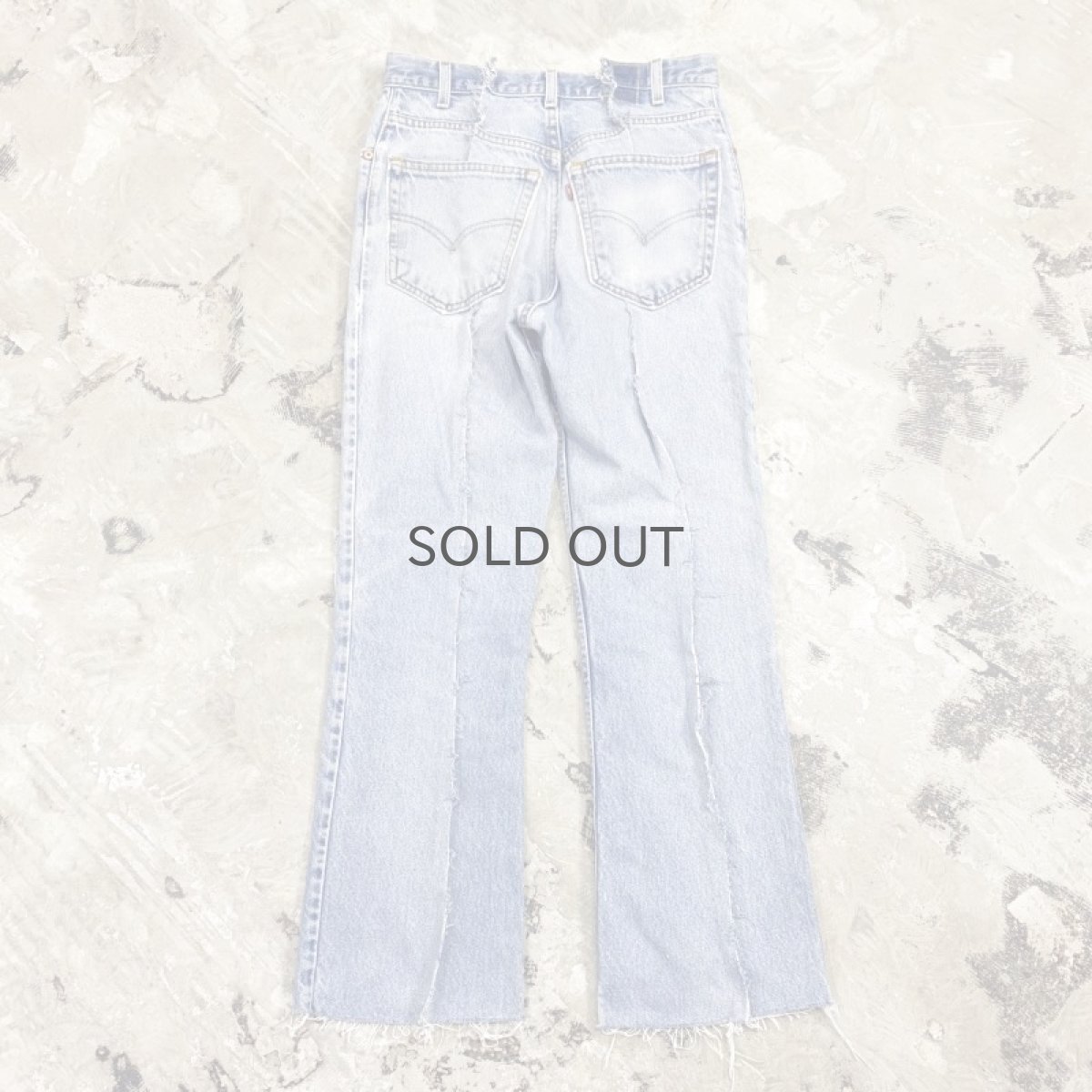 画像2: 【Wiz&Witch】"DIRTY BEAUTIFUL" CRUST ART JEANS / W30 (2)