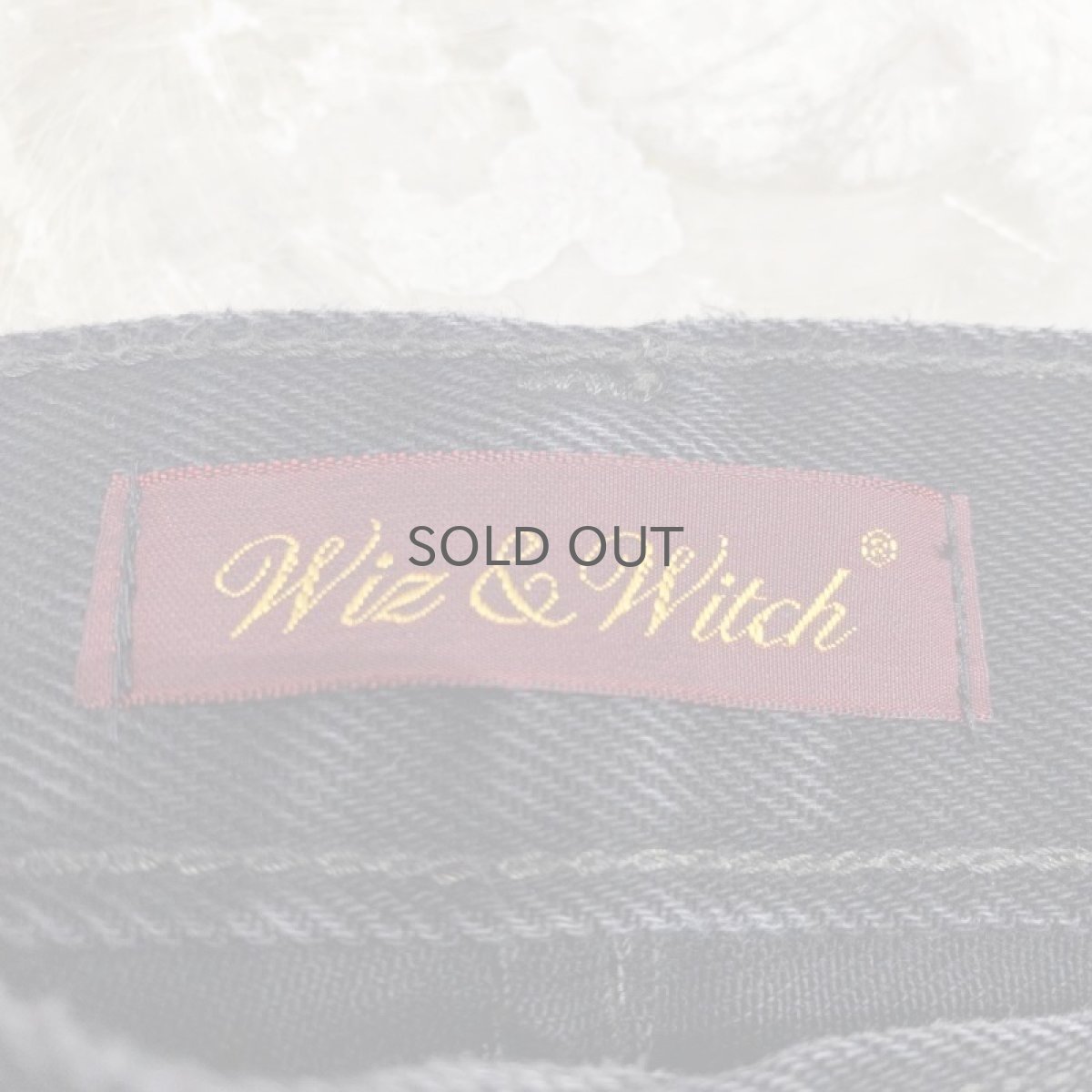 画像8: 【Wiz&Witch】"UNITED" KNEE PATCH ART JEANS / W30 (8)