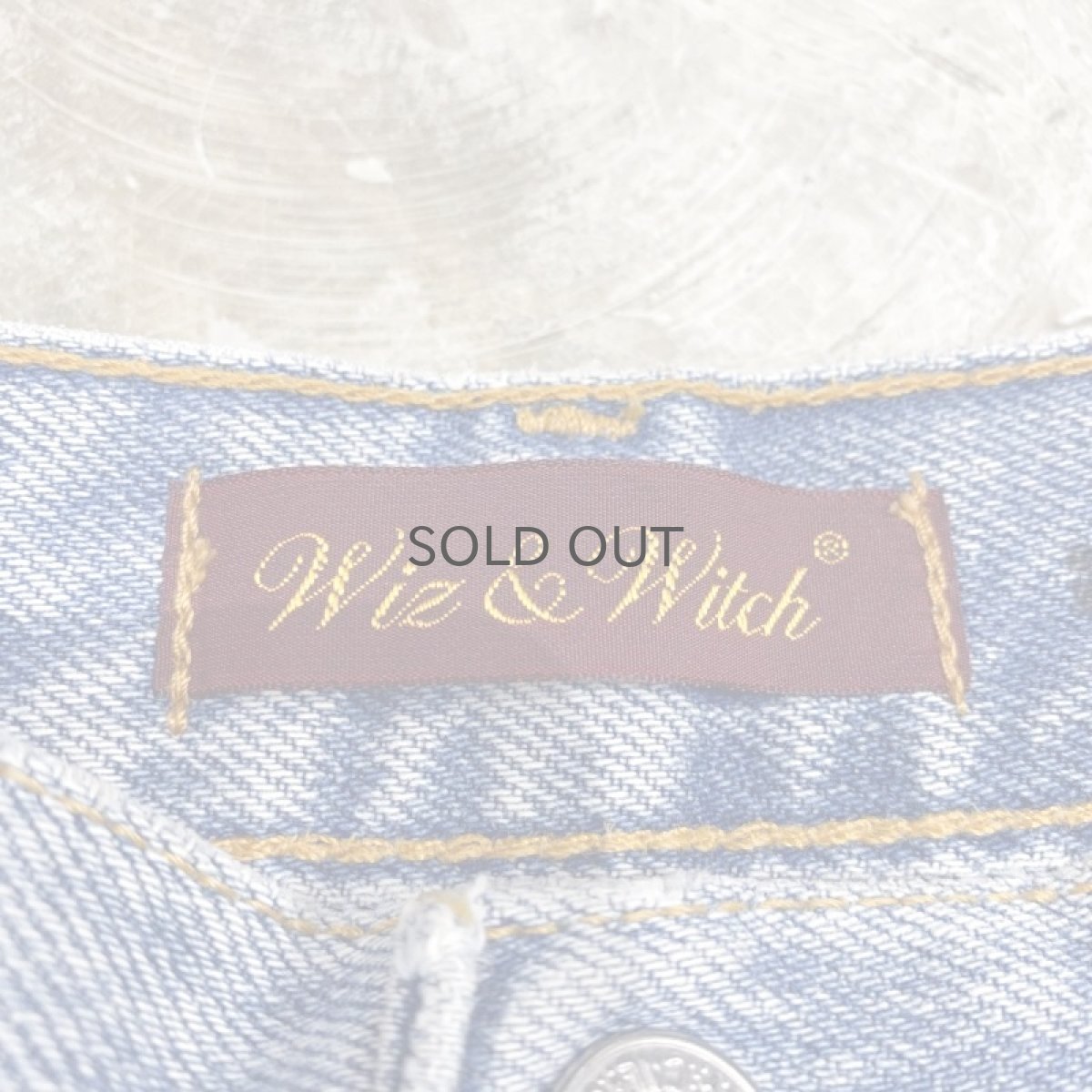 画像8: 【Wiz&Witch】"DIRTY BEAUTIFUL" CRUST ART JEANS / W30 (8)