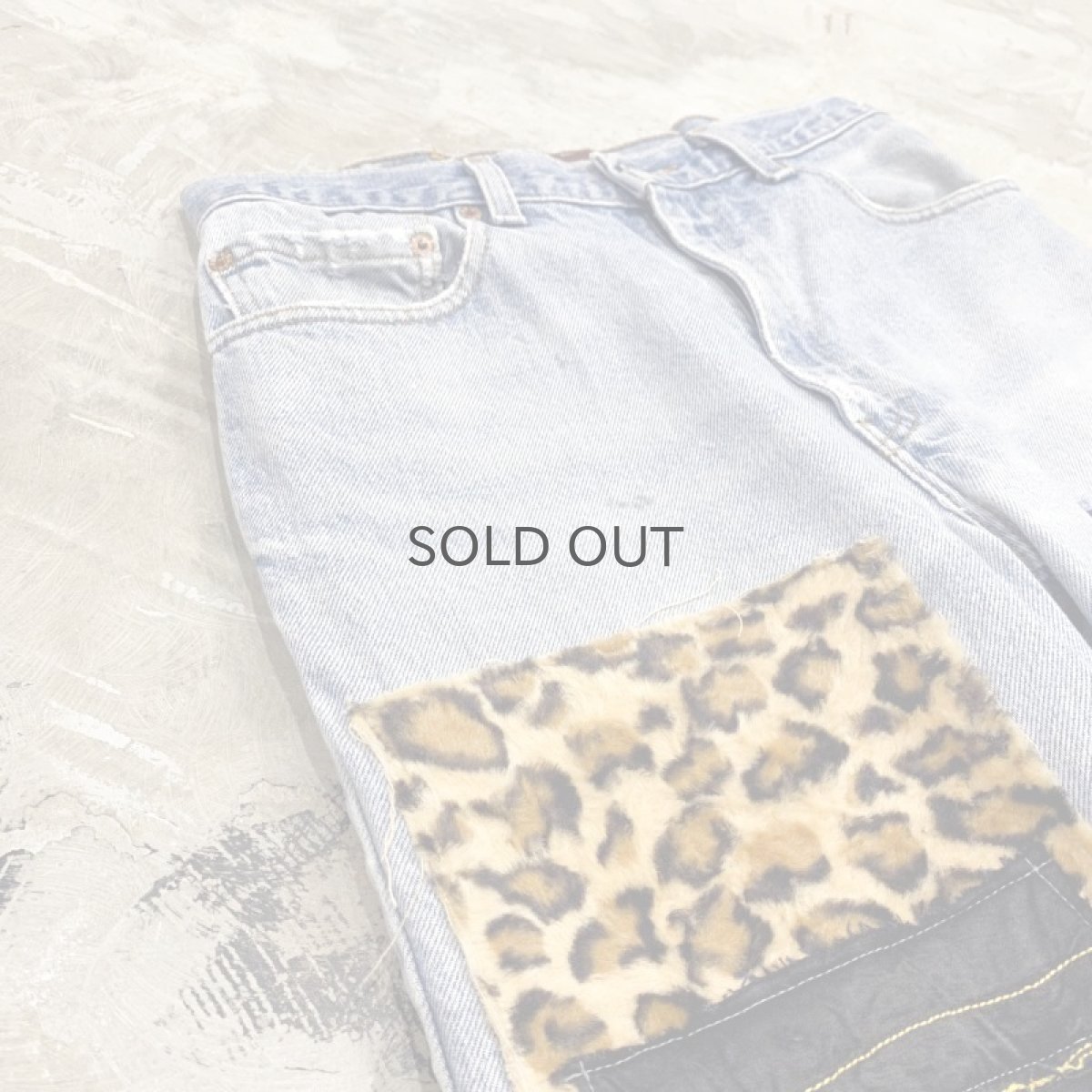 画像3: 【Wiz&Witch】"DIRTY BEAUTIFUL" CRUST ART JEANS / W30 (3)