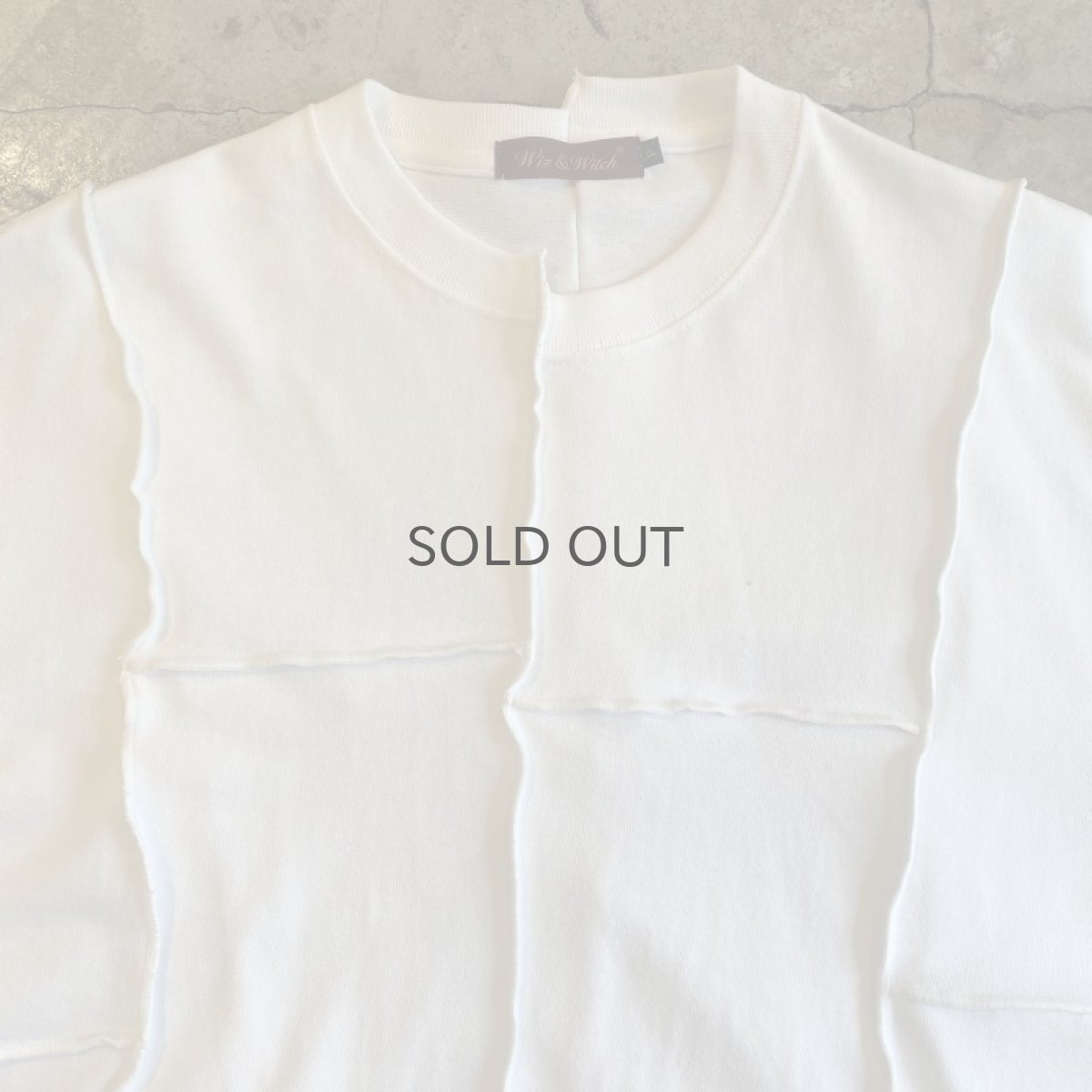 画像5: 【Wiz&Witch】"PATCHWORK" TEE / WHITE / OS (5)