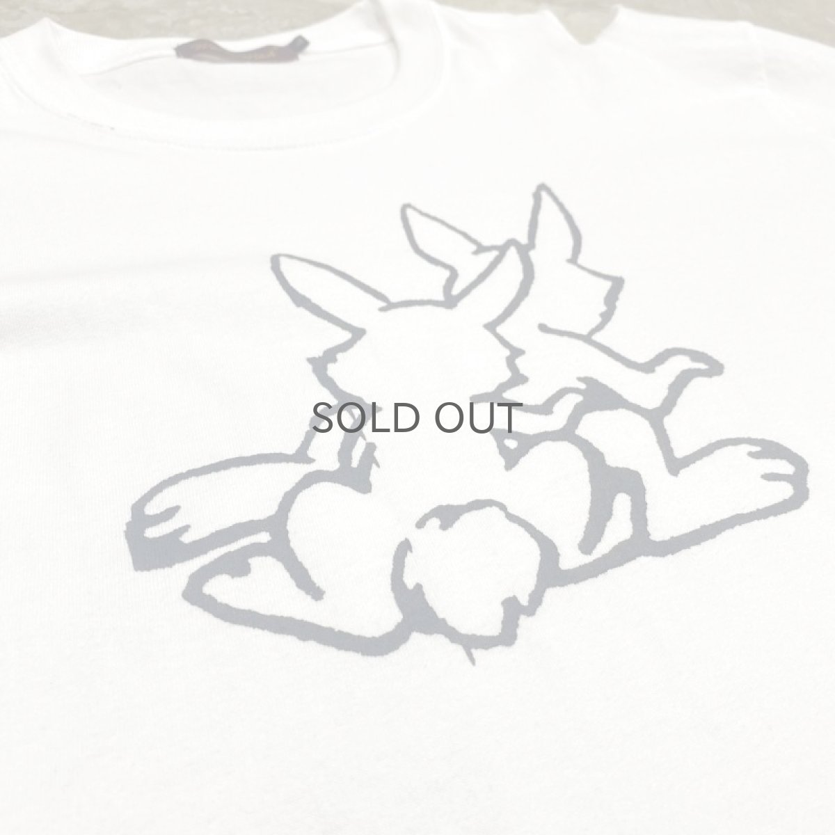 画像5: 【Wiz&Witch】"THE U.K" ADULT RUBBIT TEE / L (5)