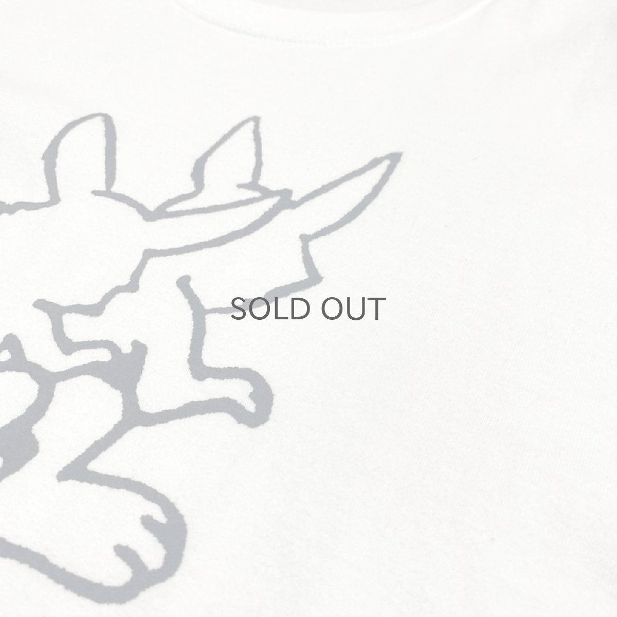 画像4: 【Wiz&Witch】"THE U.K" ADULT RUBBIT TEE / L (4)