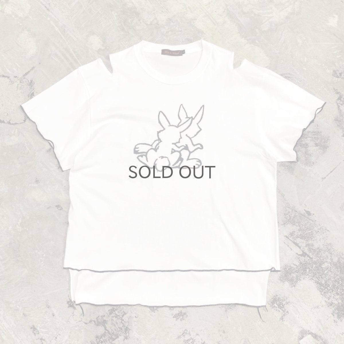 画像1: 【Wiz&Witch】"THE U.K" ADULT RUBBIT TEE / L (1)