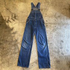 画像1: DESIGN STRAIGHT DENIM OVERALL / Ladies M (1)