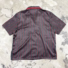 画像2: STRIPE PATTERN S/S PAJAMA SHIRT / Mens L (2)