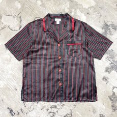 画像1: STRIPE PATTERN S/S PAJAMA SHIRT / Mens L (1)