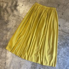 画像3: YELLOW COLOR FLARE SKIRT / W26~W31 (3)