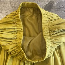 画像5: YELLOW COLOR FLARE SKIRT / W26~W31 (5)