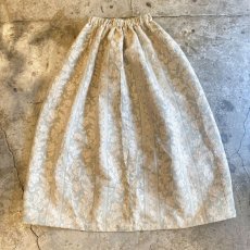 画像1: BOTANICAL EMBROIDERY FLARE SKIRT / W23~ (1)