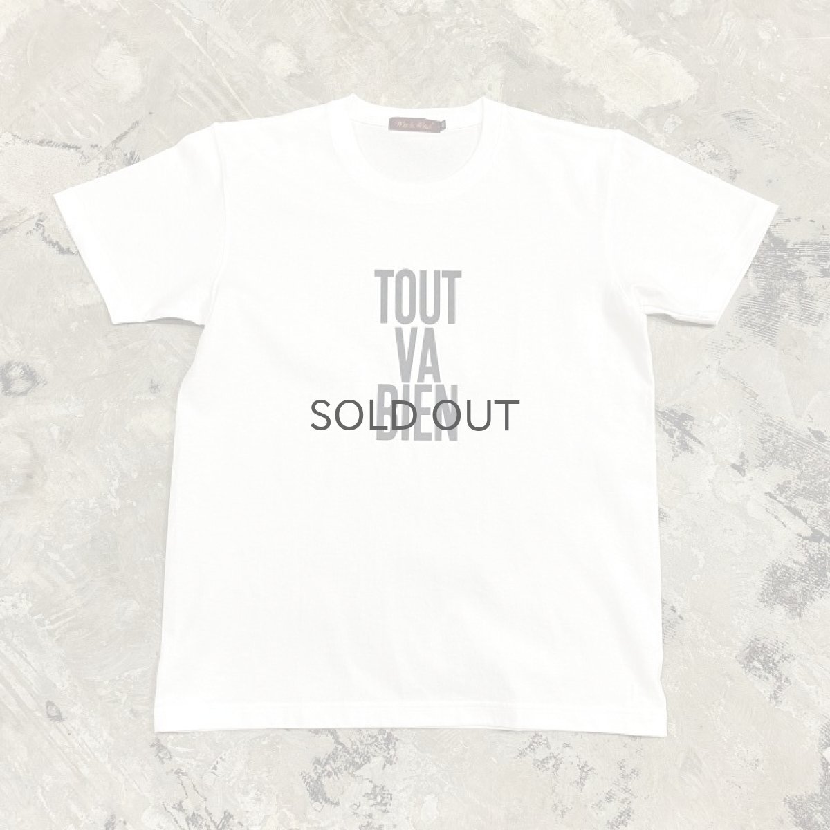 画像1: 【Wiz&Witch】"TOUT VA BIEN" TEE / WHITE (1)