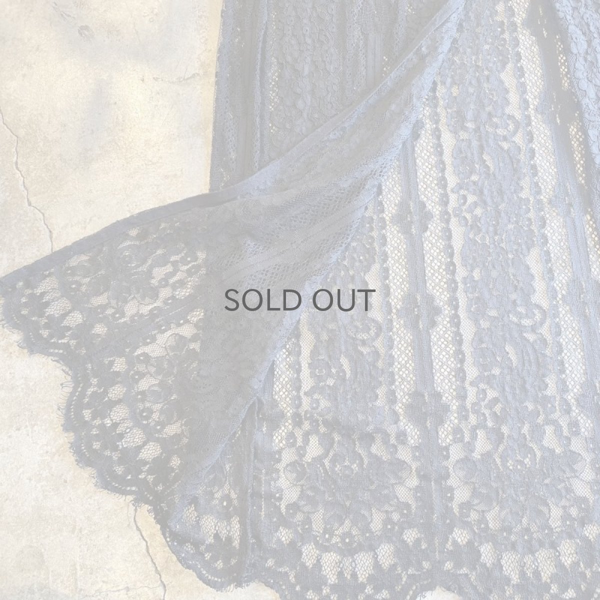 画像7: BLACK COLOR LACE GOWN / Ladies M (7)