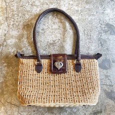 画像1: 【BRIGHTON】LEATHER × NATURE HAND BAG (1)