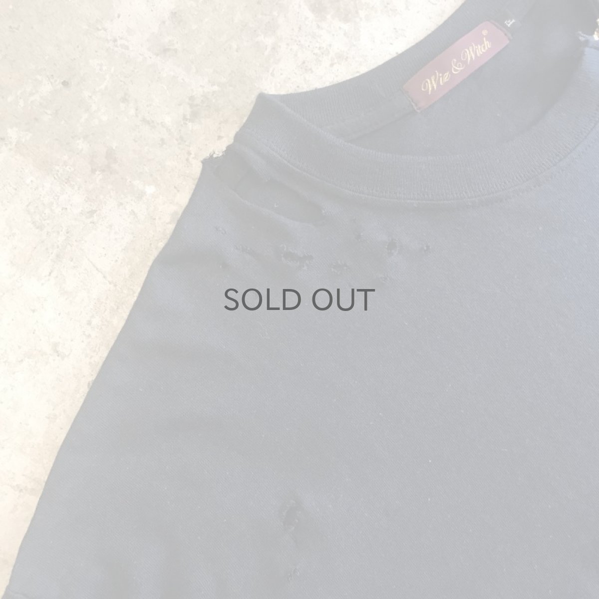 画像8: 【Wiz&Witch】"DIRTY BEAUTIFUL" GRUNGE TEE / OS (8)