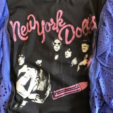 画像9: 【Wiz&Witch】"UNITED" FUTURE ROCK TEE ~NEW YORK DOLLS~ / OS (9)