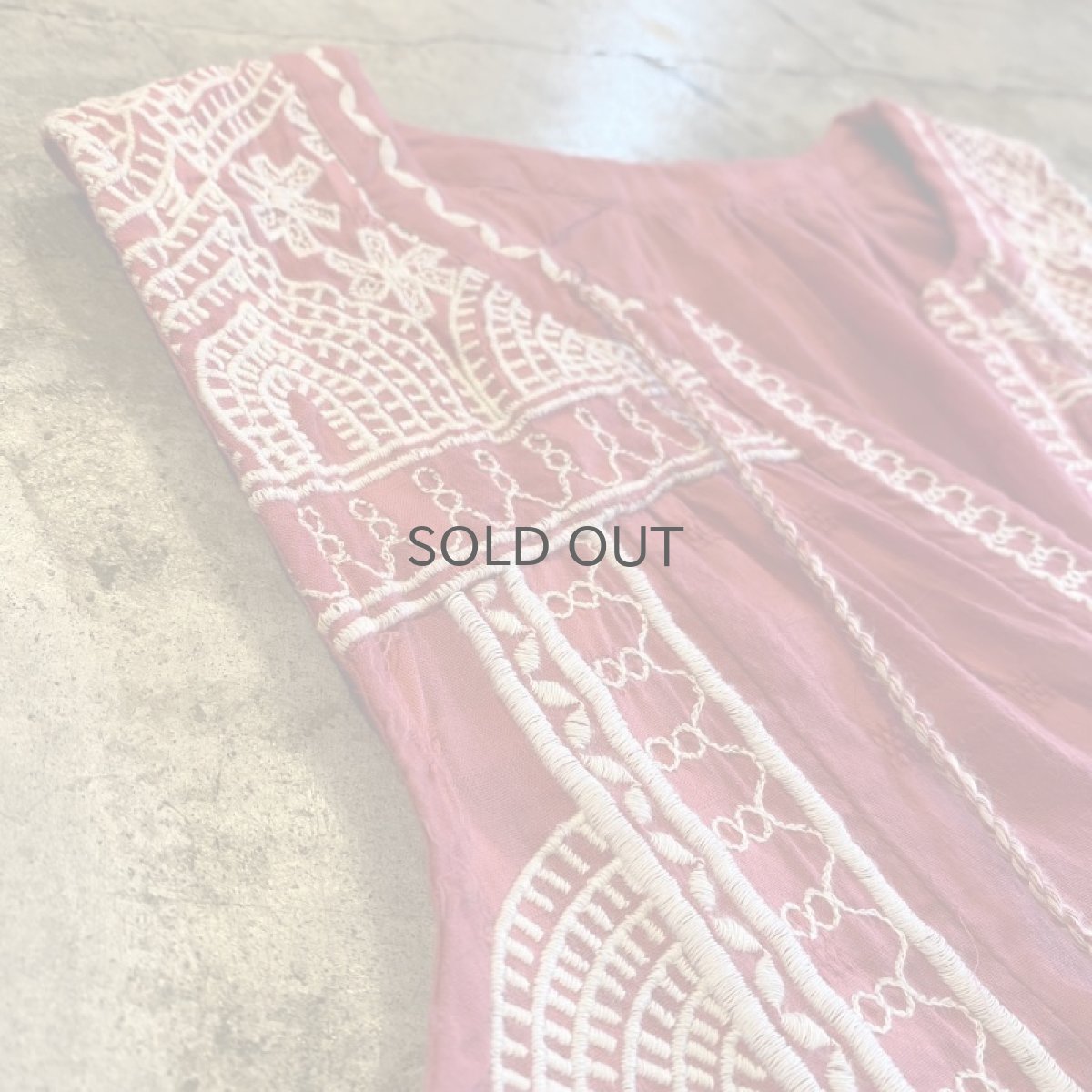 画像7: EMBROIDERY COLOR N/S TOPS / Ladies M (7)