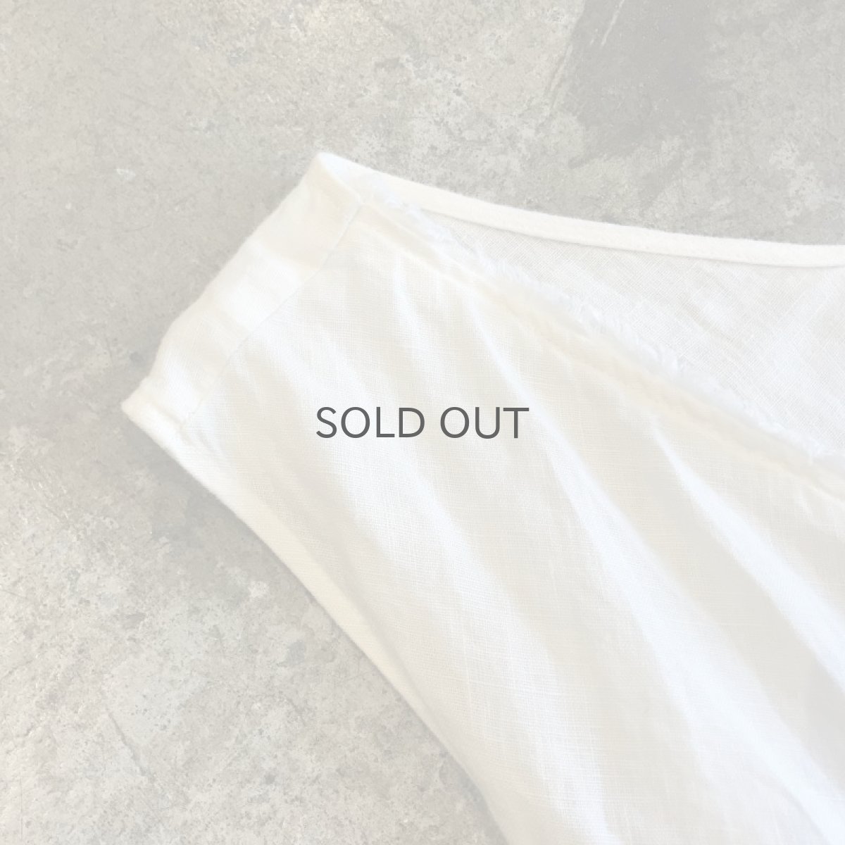 画像5: LINEN ASYMMETRY FRINGE DESIGN ONE-PIECE / Ladies M(38) (5)