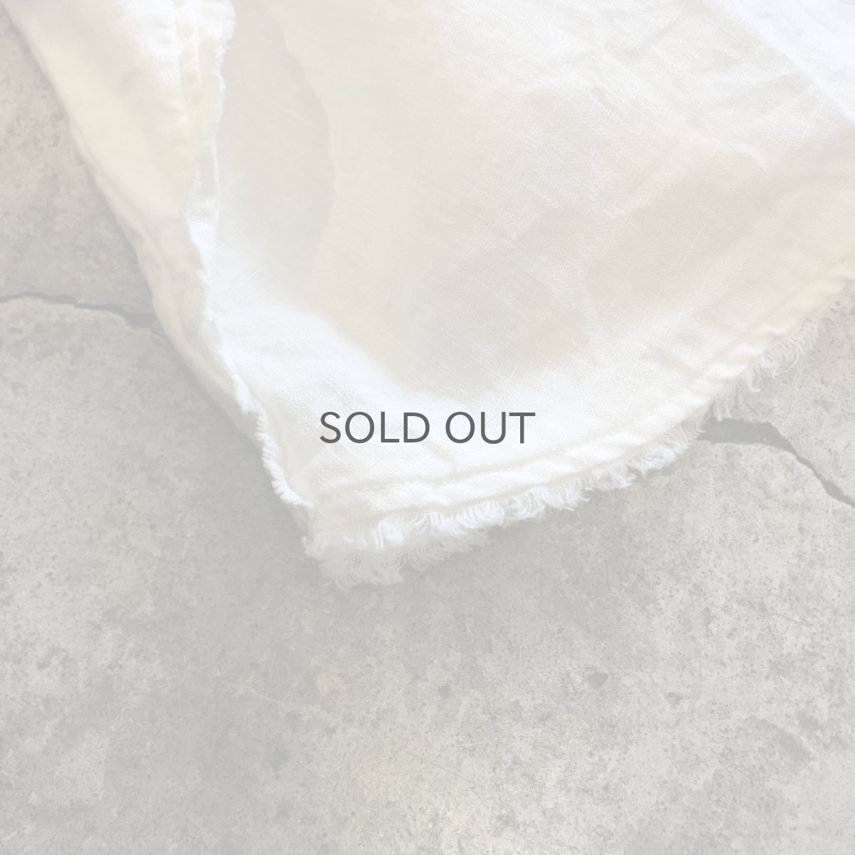 画像3: LINEN ASYMMETRY FRINGE DESIGN ONE-PIECE / Ladies M(38) (3)