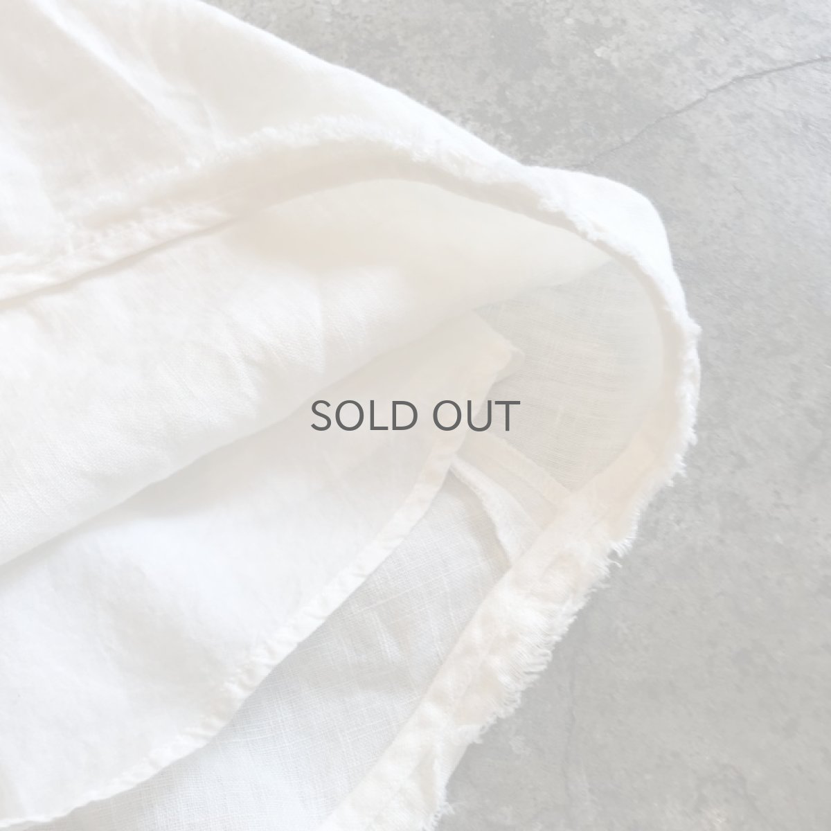 画像9: LINEN ASYMMETRY FRINGE DESIGN ONE-PIECE / Ladies M(38) (9)