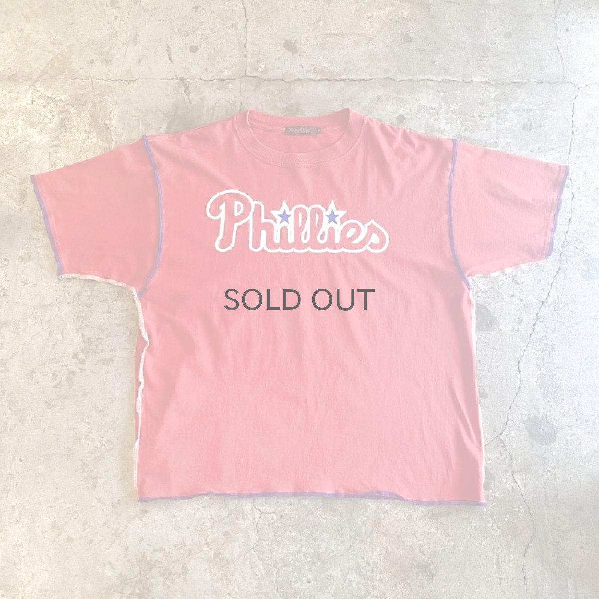 画像1: 【Wiz&Witch】"OUT STITCH" PHILLIES TEE / OS (1)
