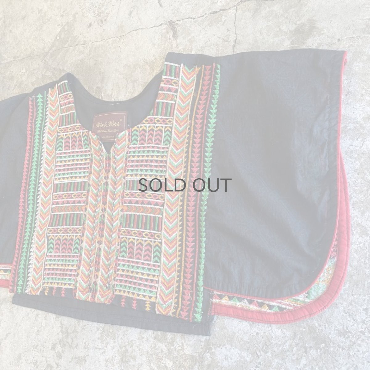 画像4: 【Wiz&Witch】"WEIRD" OLD AFRICAN TIPPET TOPS / OS (4)