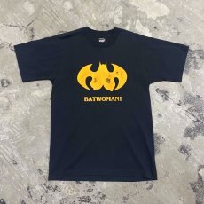 画像1: 90's "BATWOMAN!" PARODY S/S TEE / Mens M / MADE IN USA (1)