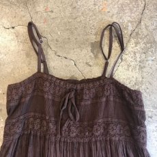 画像7: COTTON LACE TIERED PATTERN ONE-PIECE / Ladies M (7)