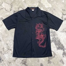 画像1: DRAGON PRINTED S/S SHIRT / Mens XL / MADE IN USA (1)