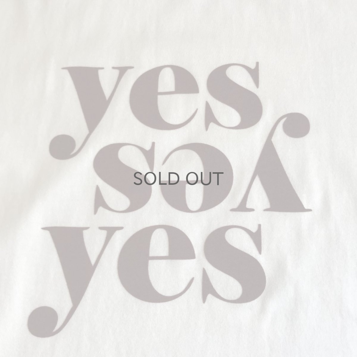 画像7: 【Wiz&Witch】"Yes" FLOCKY PRINT TEE / WHITE×BROWN (7)