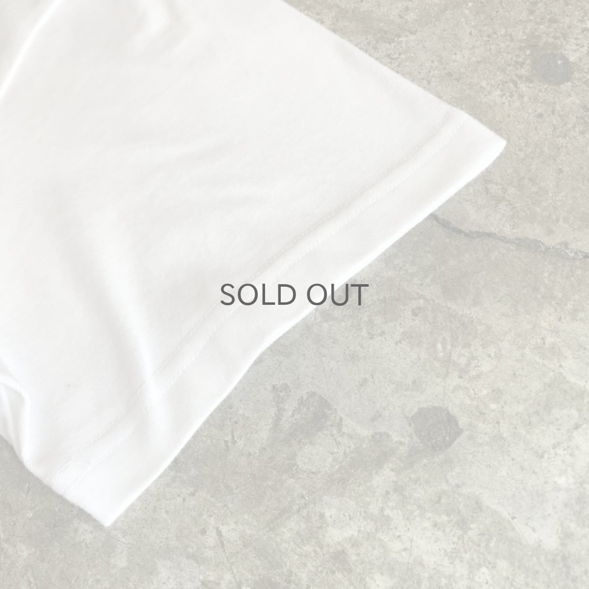 画像5: 【Wiz&Witch】"Yes" FLOCKY PRINT TEE / WHITE×WHITE (5)