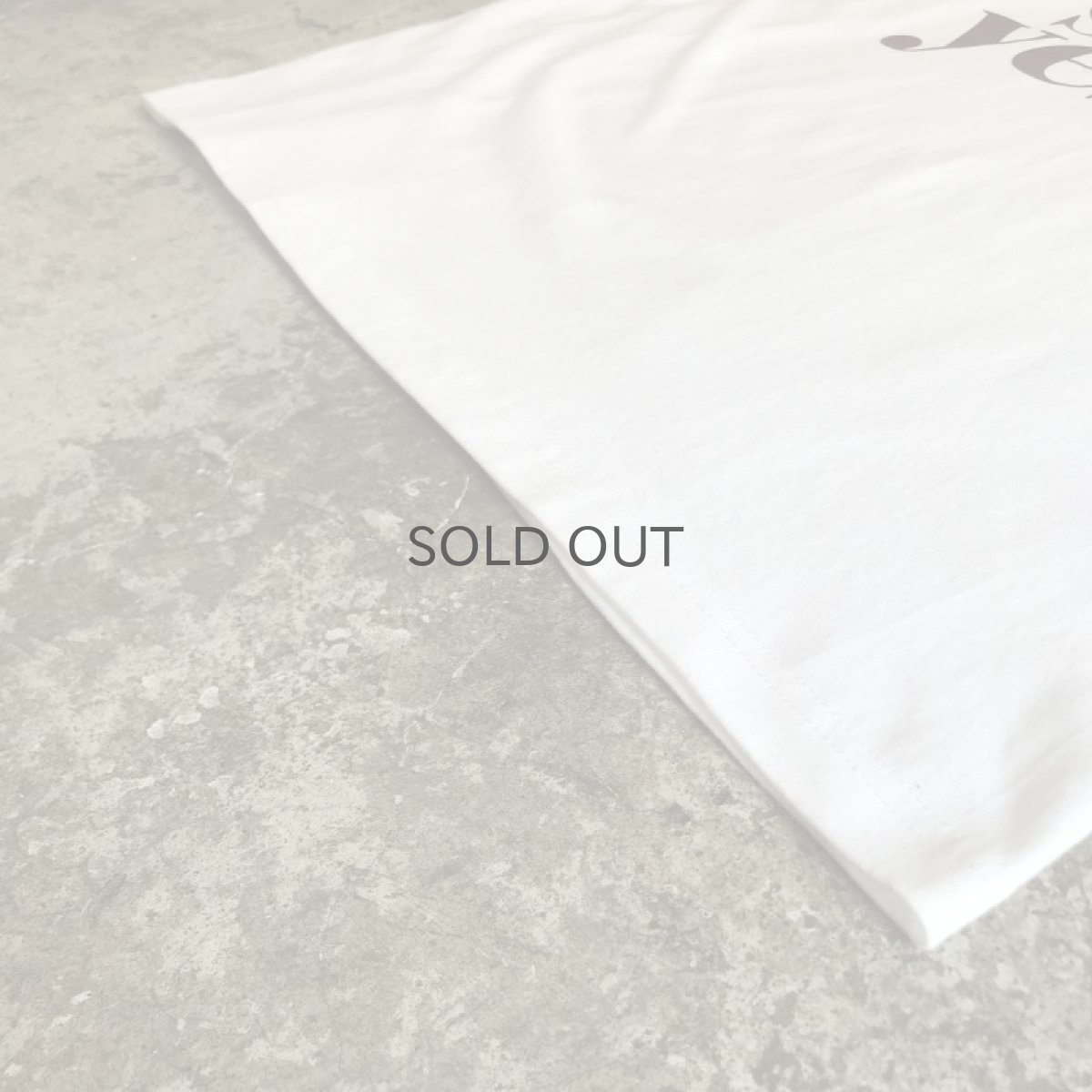 画像4: 【Wiz&Witch】"Yes" FLOCKY PRINT TEE / WHITE×BROWN (4)