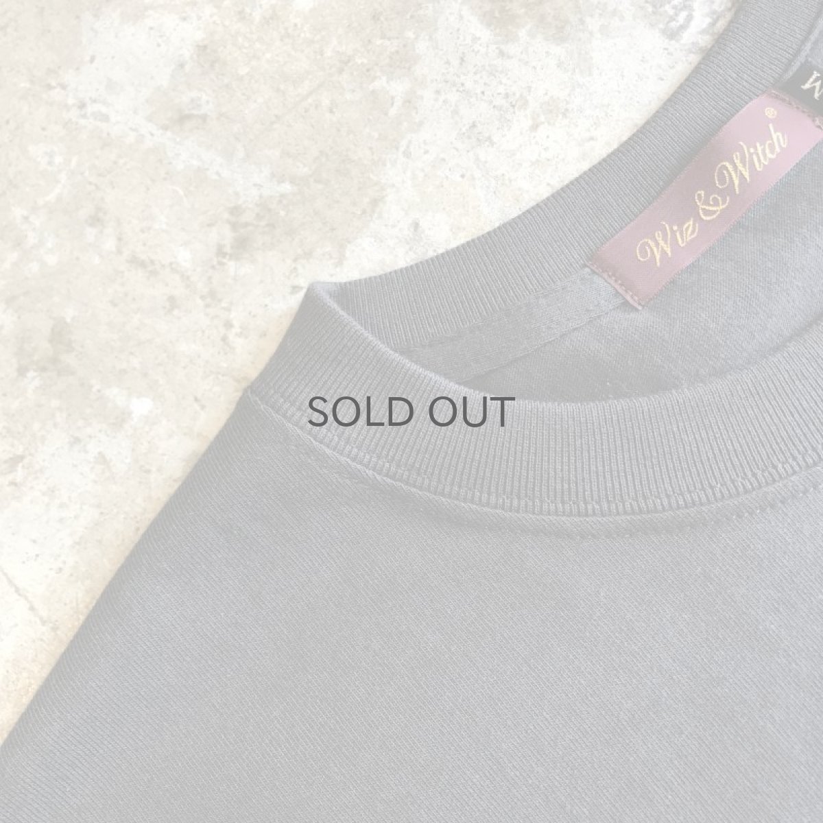 画像6: 【Wiz&Witch】"Yes" FLOCKY PRINT TEE / BLACK×WHITE (6)