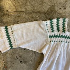 画像7: SQUARE NECK EMBROIDERY TOPS / Ladies M (7)