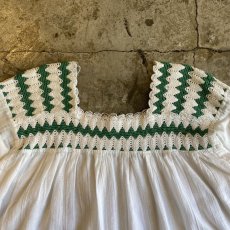 画像6: SQUARE NECK EMBROIDERY TOPS / Ladies M (6)