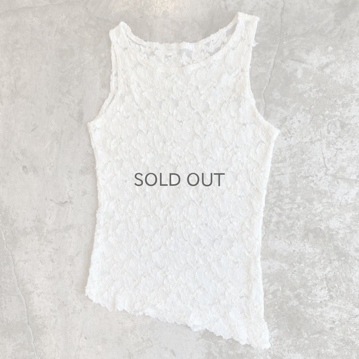 画像4: FLORAL LACE N/S TOPS / Ladies S / MADE IN USA (4)